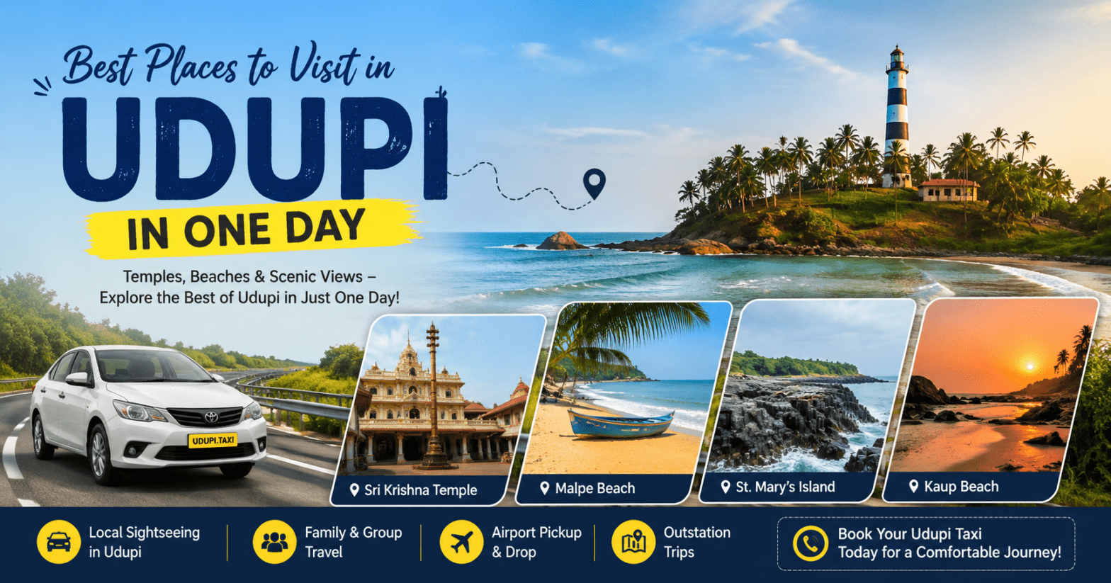 Best places to visit in Udupi